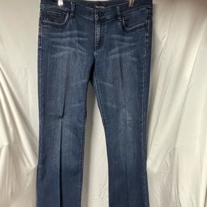 White House Black Market Boot Leg Beaded Jeans